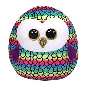 Ty Squish-A-Boo Owen the Owl 12-Inch Plush